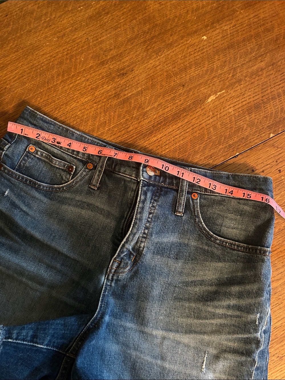 High Rise denim shorts - Picture 12 of 14